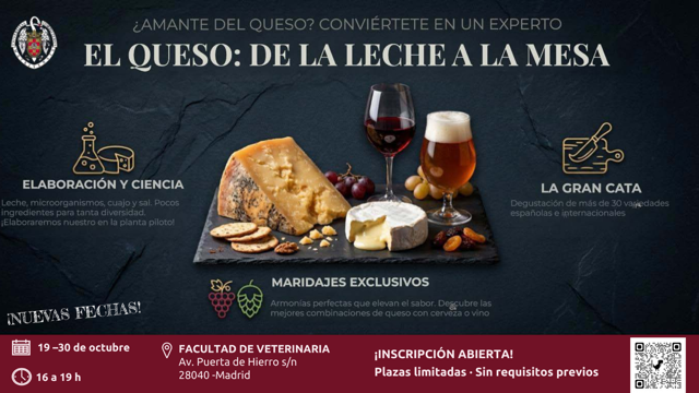 Nueva edición del curso " El Queso: de la leche a la mesa "